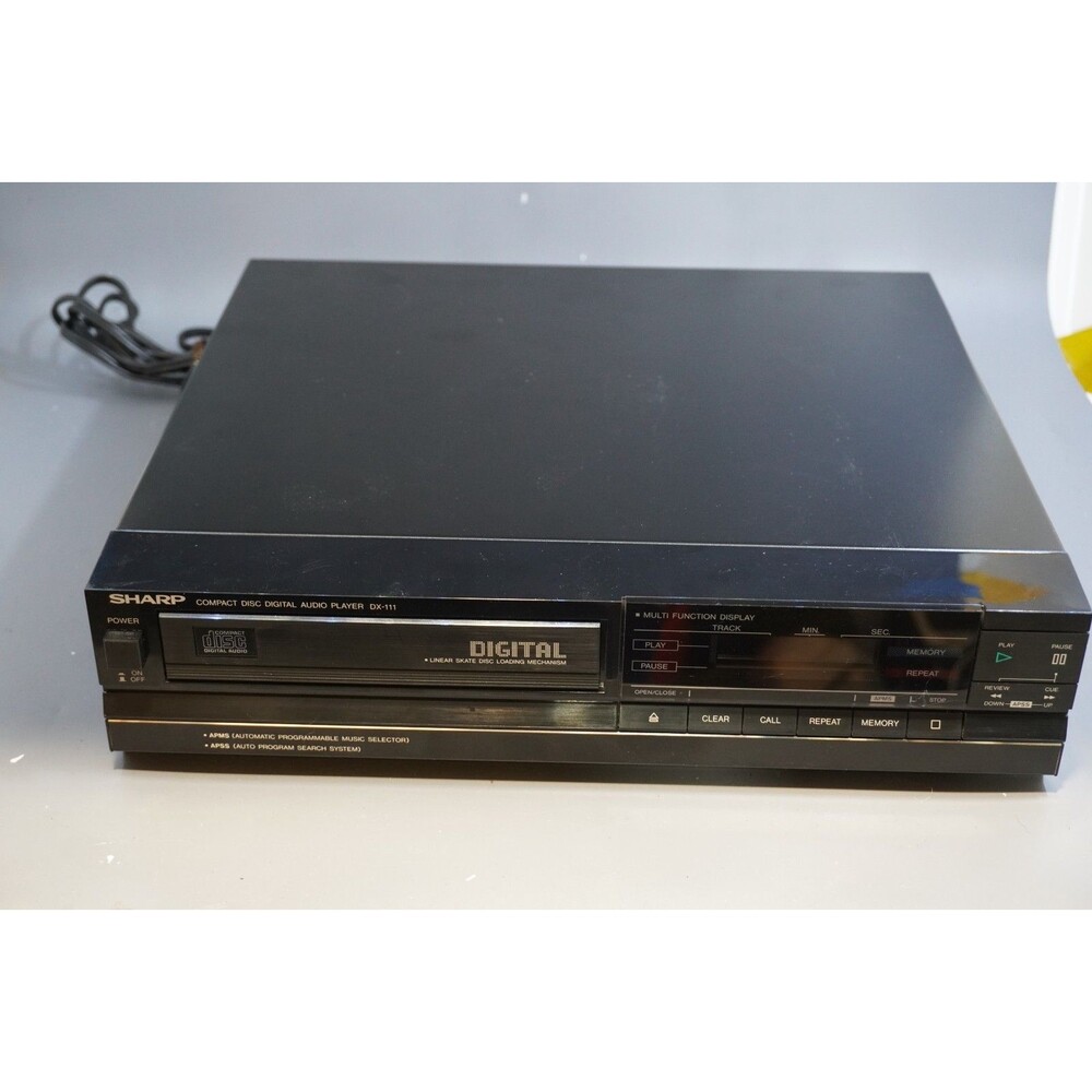 VTG Sharp DX-111H(BK) Compact Disc CD Digital Audio Player Japan Serviced Tested